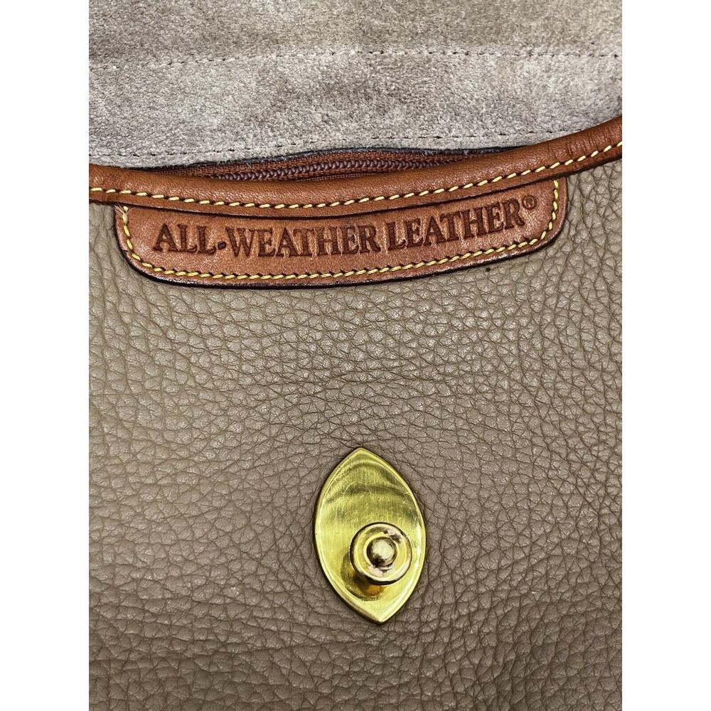 Dooney & Bourke Authenticated Vintage‎ ALW Taupe Saddle Bag Cavalry Troop USA - Picture 15 of 15